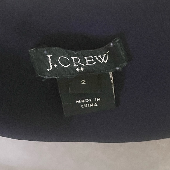 J. Crew Navy Shirt Dress - Picture 5 of 8